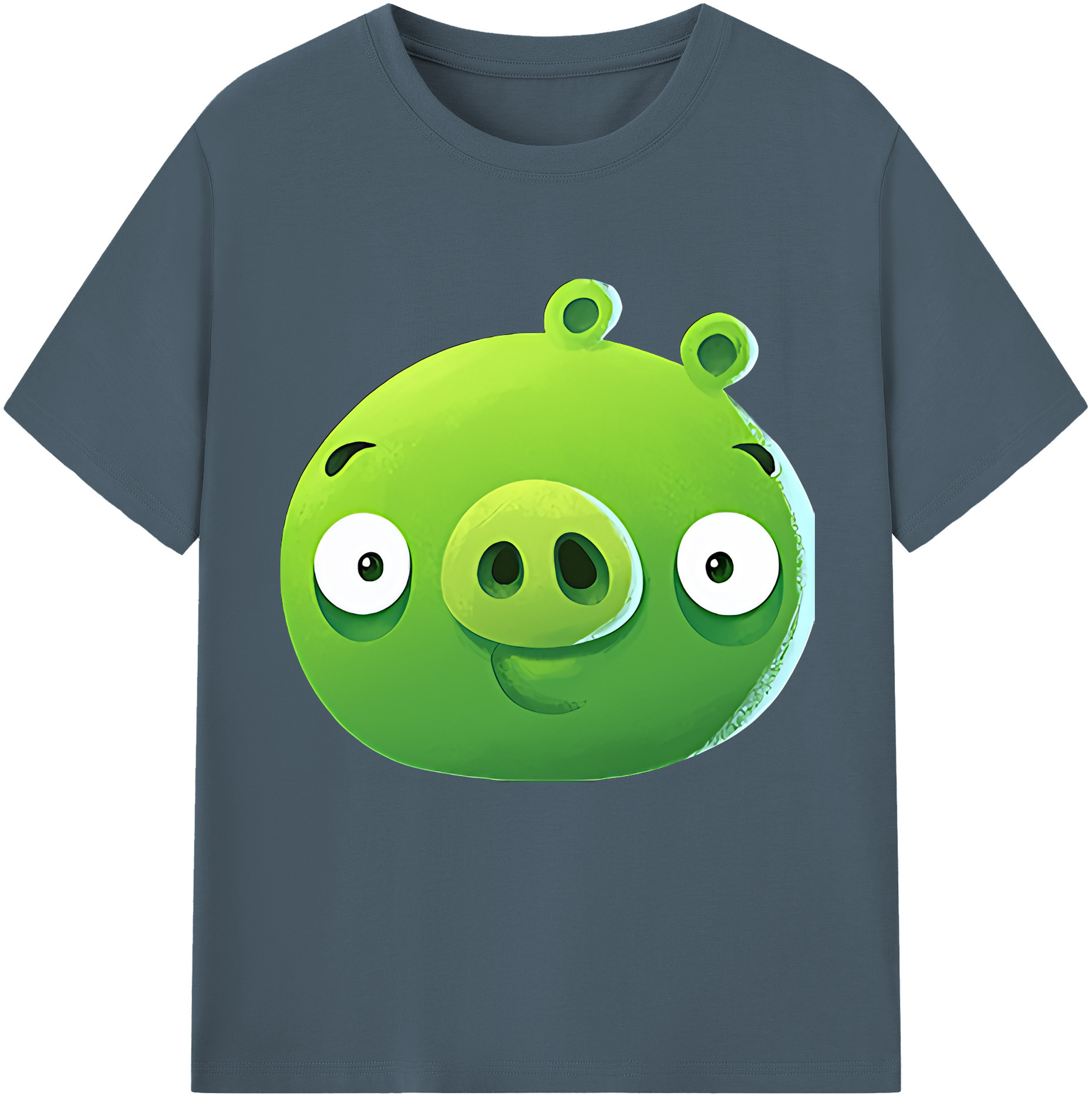 （画像用） Angry Birds アングリーバード 綿100％半袖Tシャツ（フロントプリント）